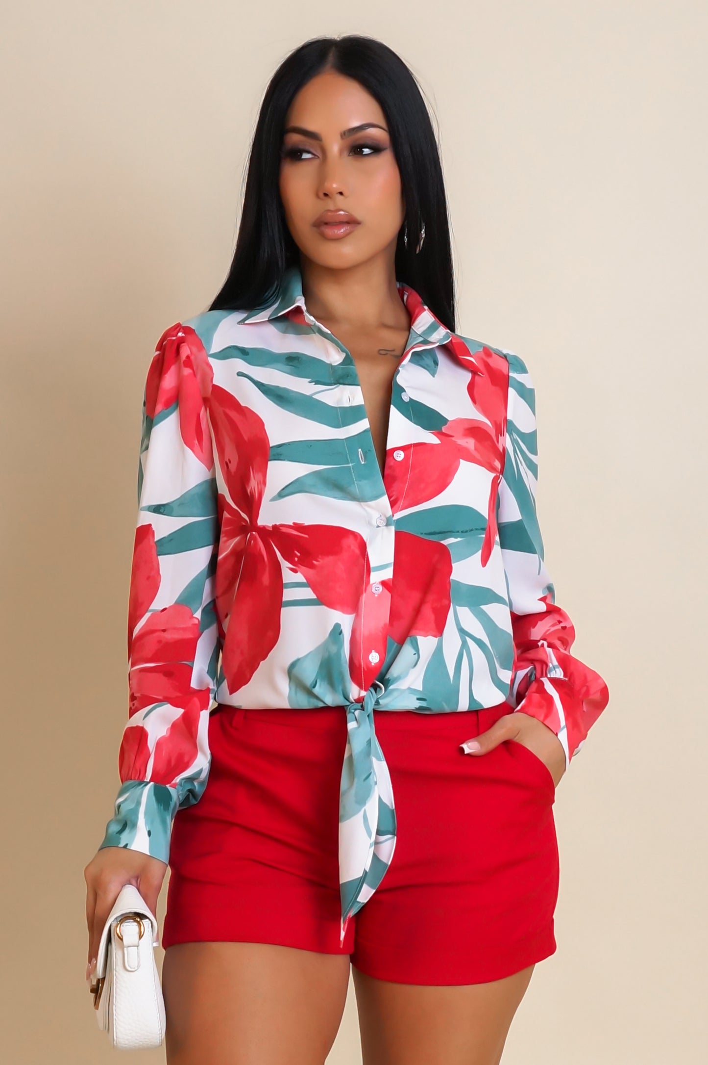 All Fun And Games Blouse - Red