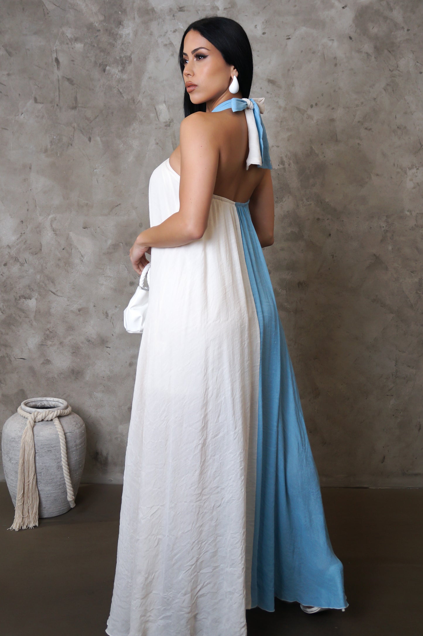 Picture Perfect Maxi Dress - Blue