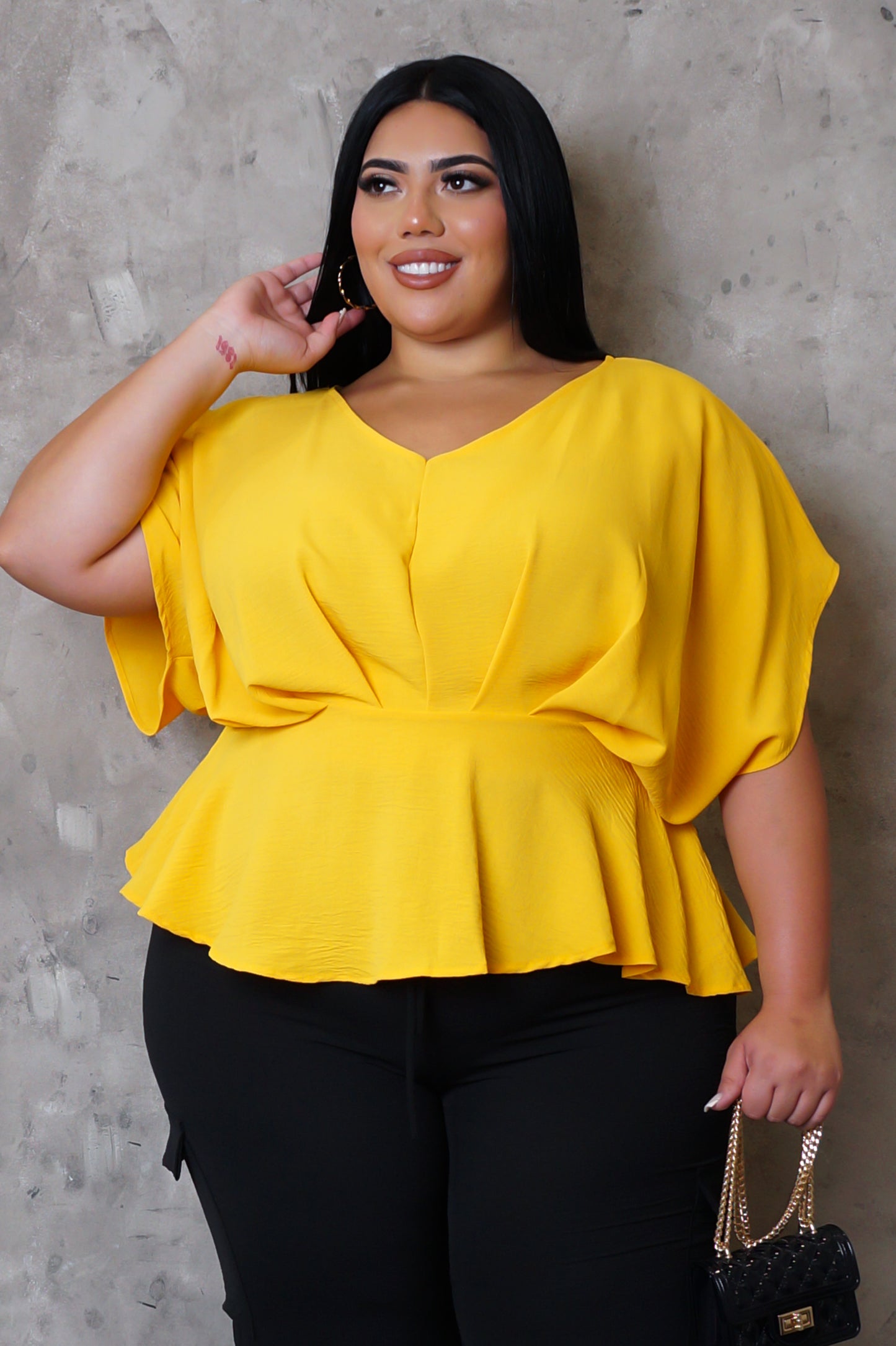 Perfect Overall Top - Yellow