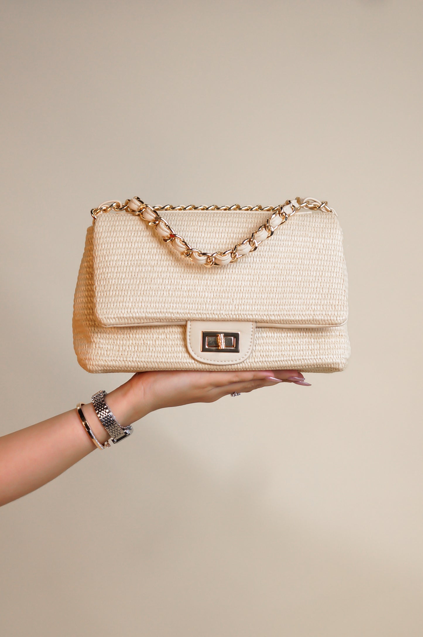 Fantasia Purse - Beige - Ivory