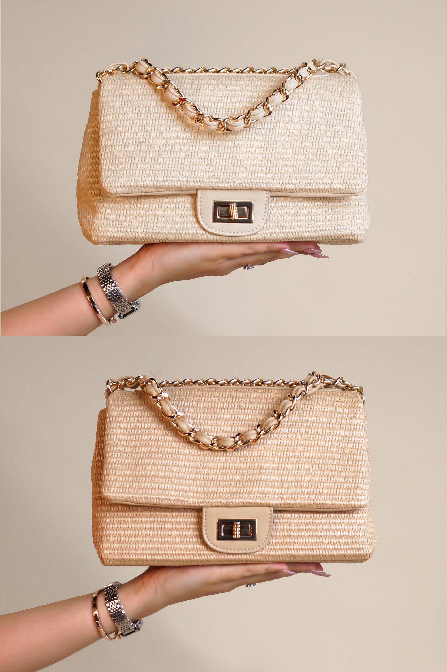 Fantasia Purse - Beige - Ivory