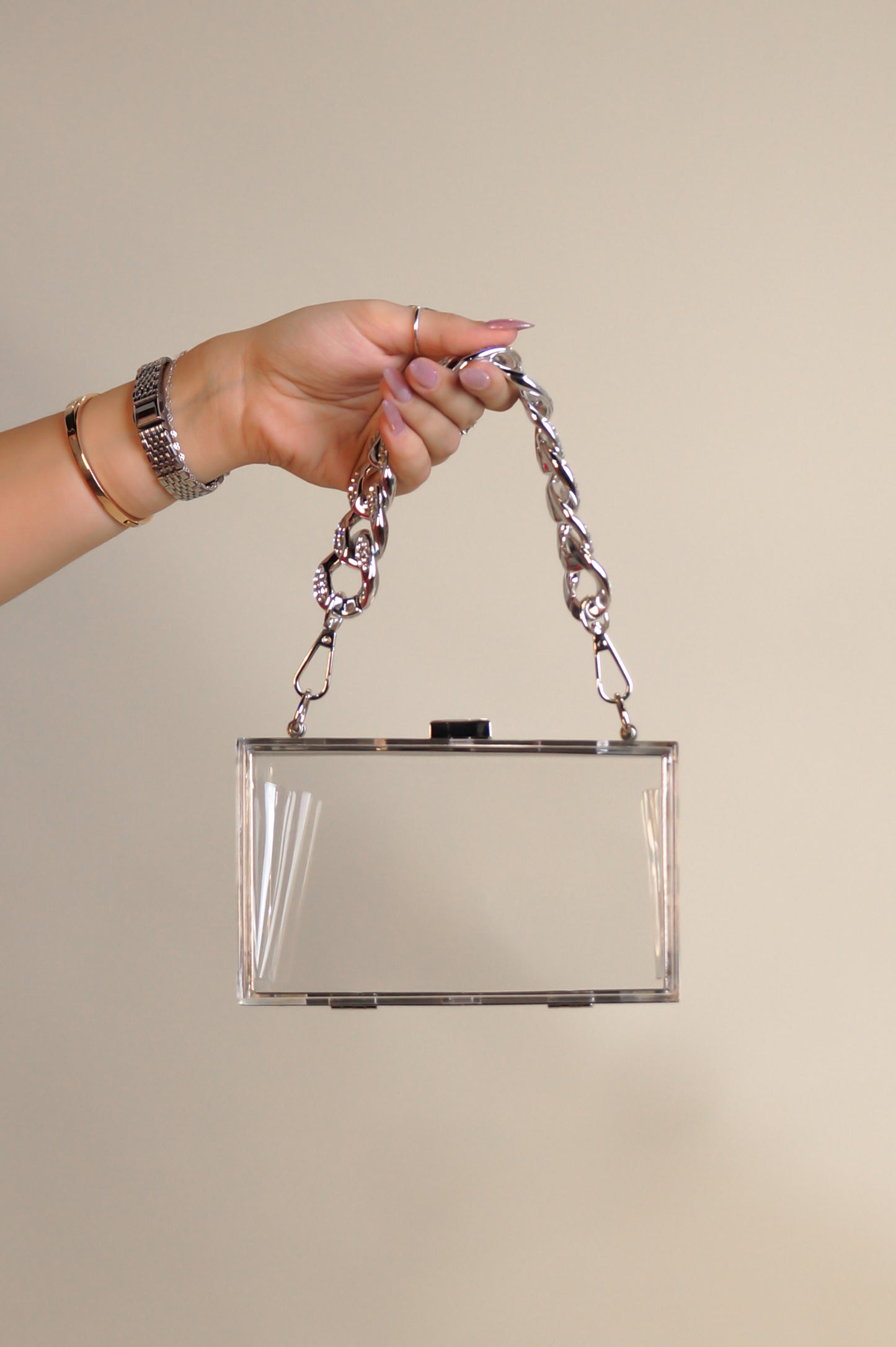 Show & Tell Purse - Silver