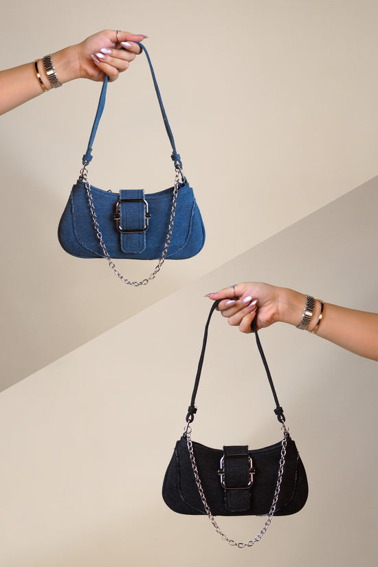 Day Dreaming Purse - Denim - Black