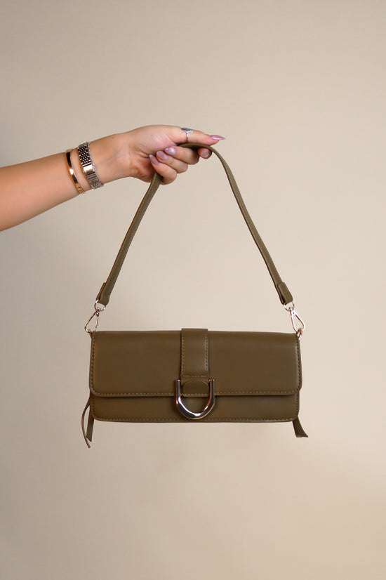 Keep It Casual Purse - Green - Black - Brown