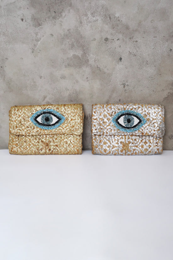 Keeping An Eye Out Purse - Gold & Silver