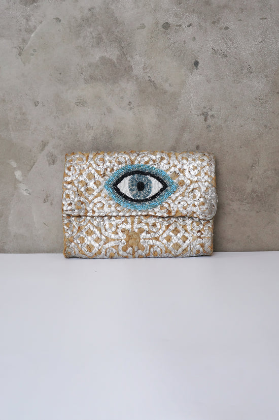 Keeping An Eye Out Purse - Gold & Silver