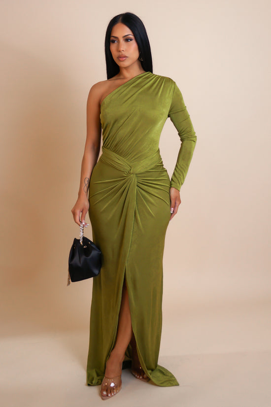 Pick Me Maxi Dress - Green