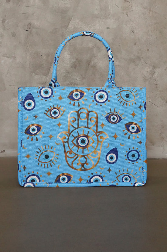 New Lover Purse - White & Blue