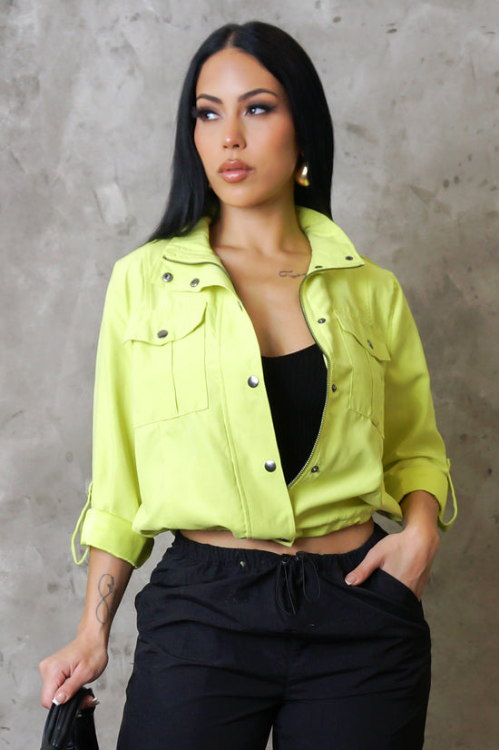 Night Out Jacket - Lime