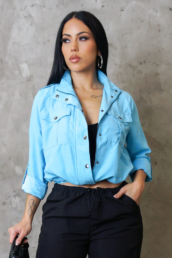Night Out Jacket - Blue