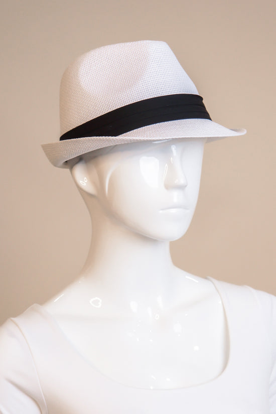 Just Looking Hat - White - Black - Tan