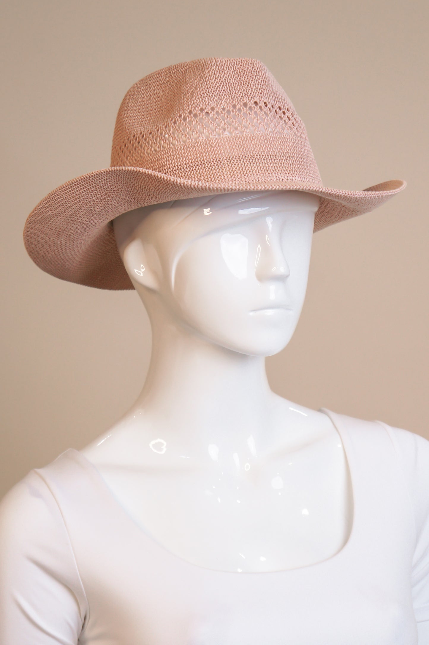 Luxe Hat - Pink - Tan - Green