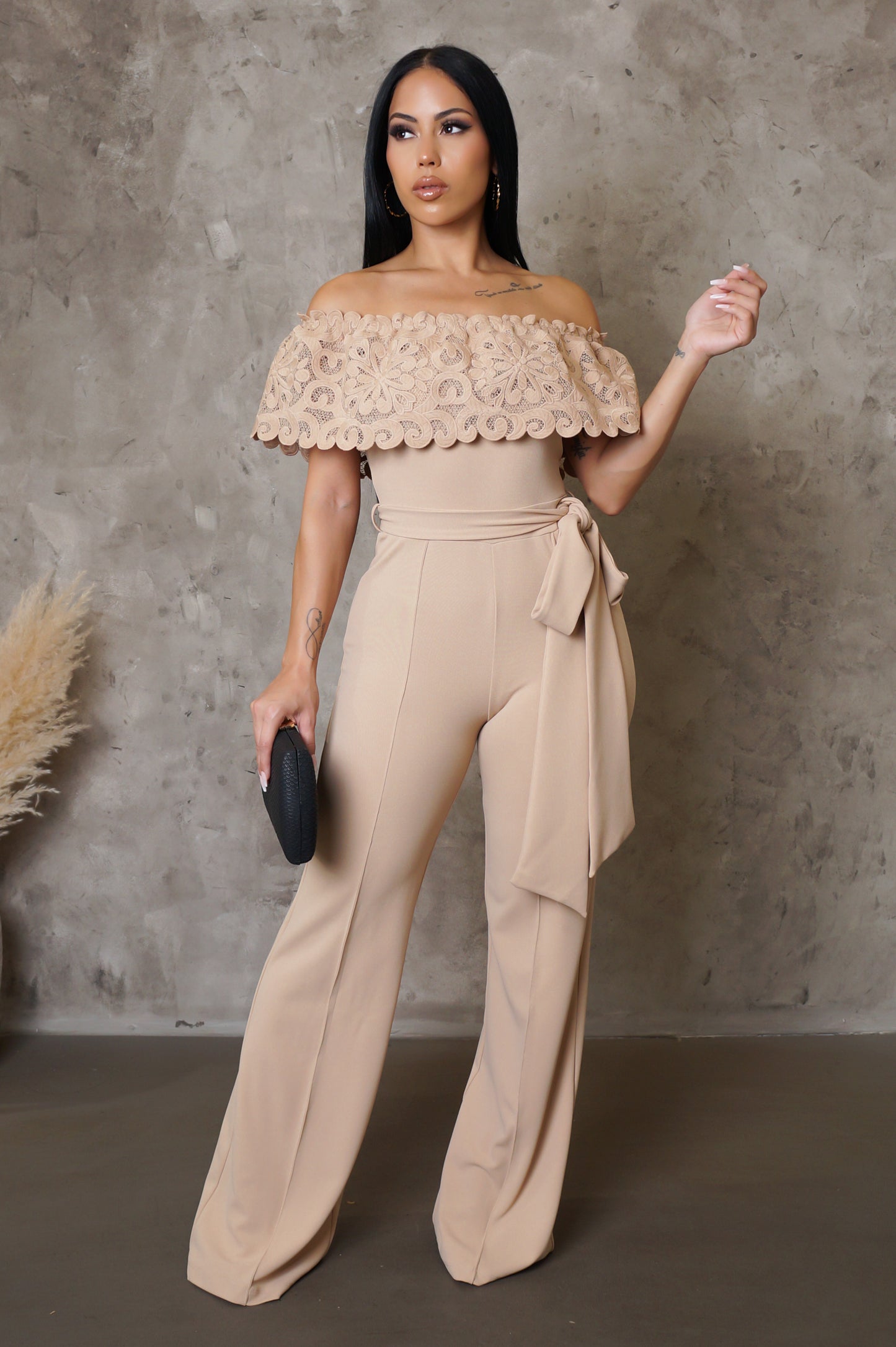 Load image into Gallery viewer, Little Bit Of Love Jumpsuit - Khaki
