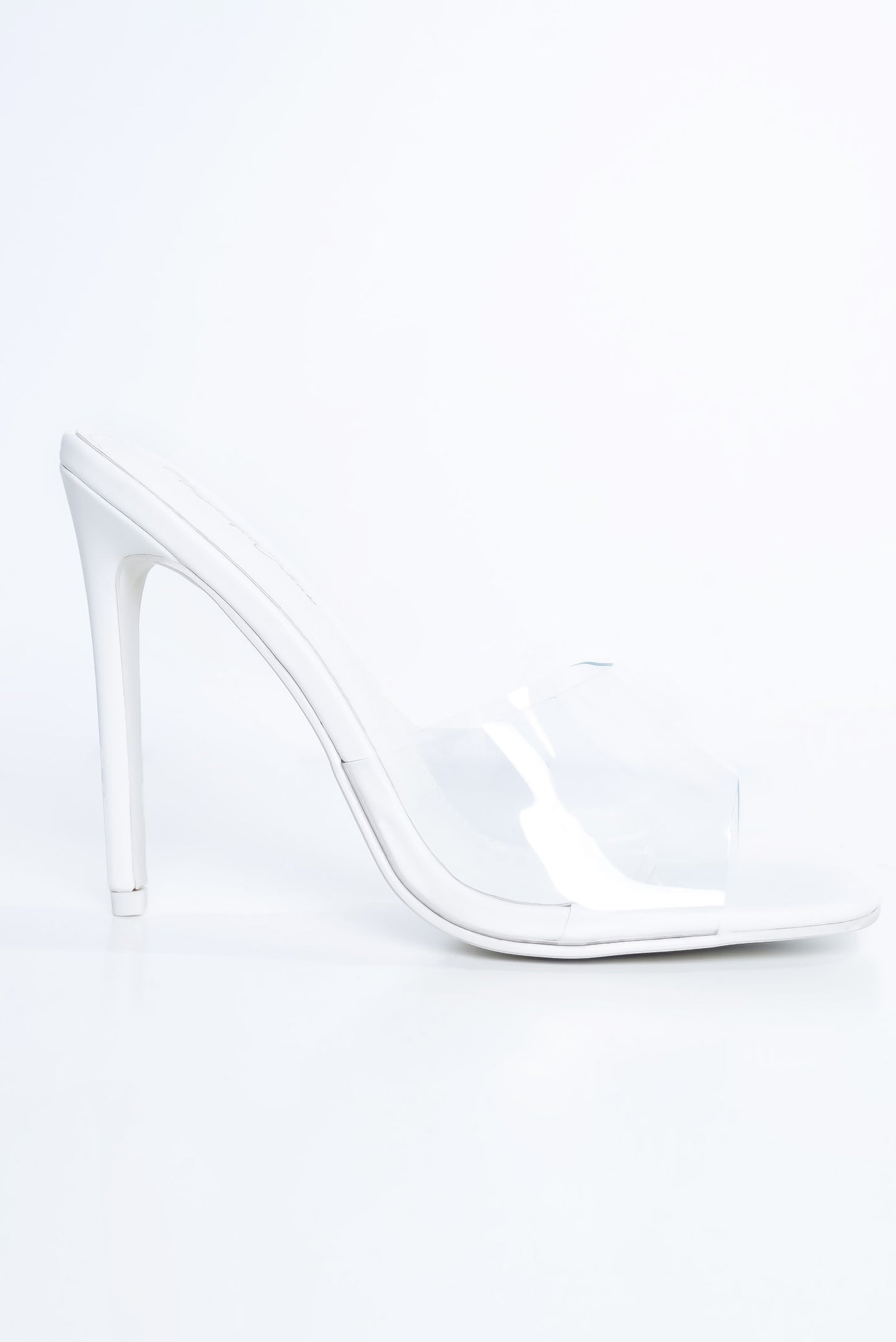 Bold Square Heel - White
