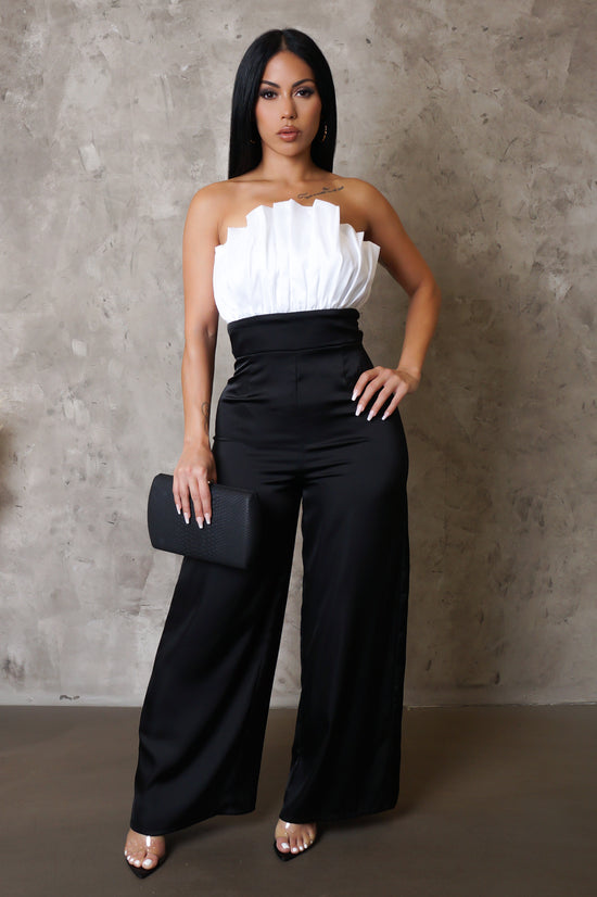 All Or Nothing Jumpsuit - Black