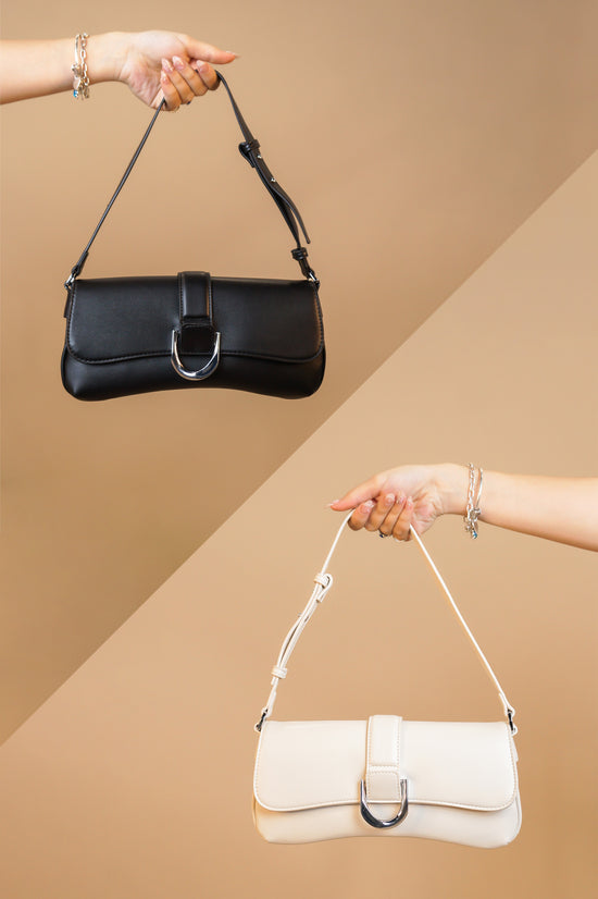 Ava Purse - Black - White