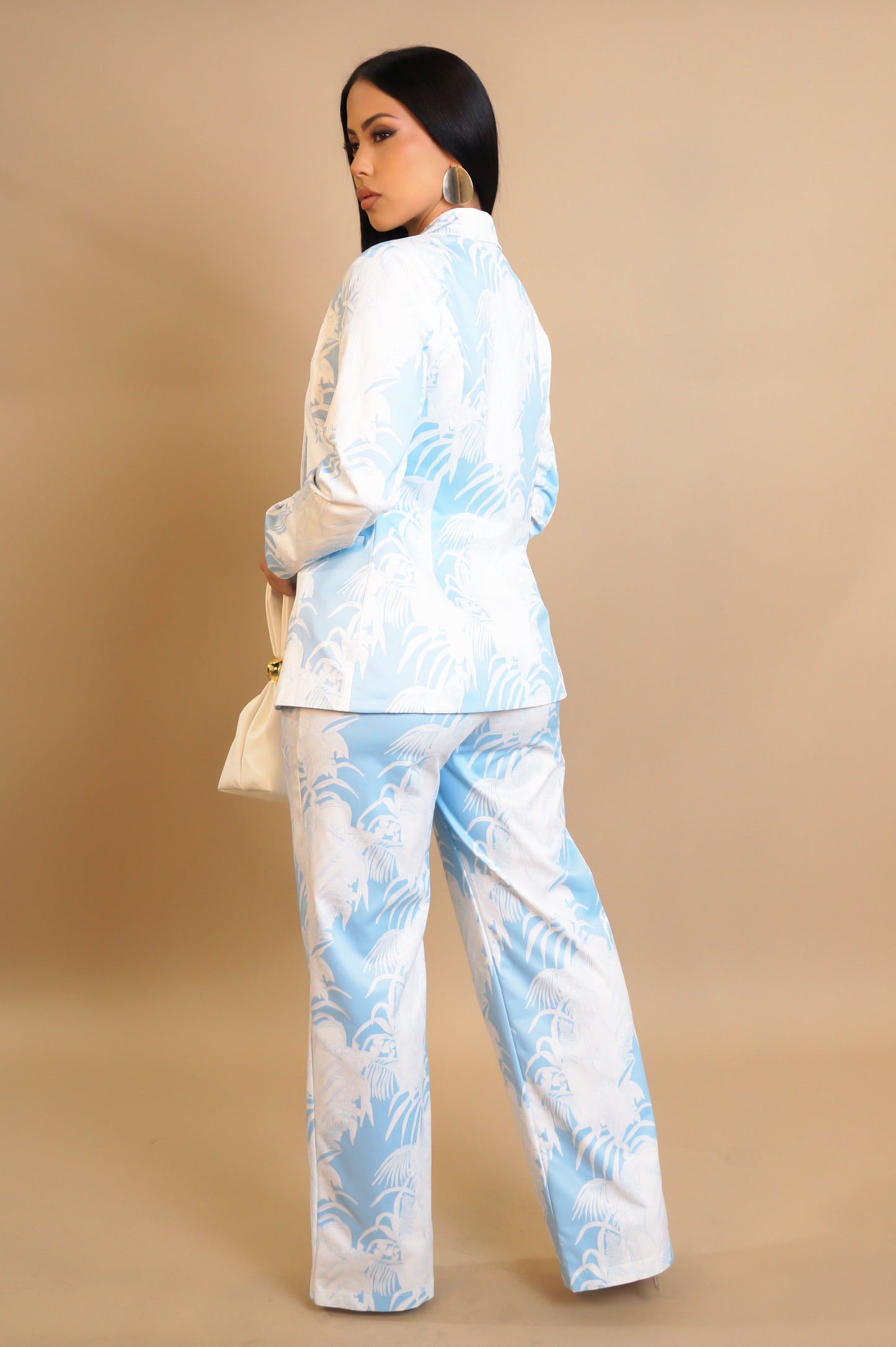 Spring Time Pant Set - Blue