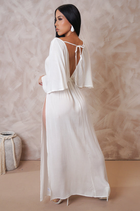 With You Maxi Dress - White
