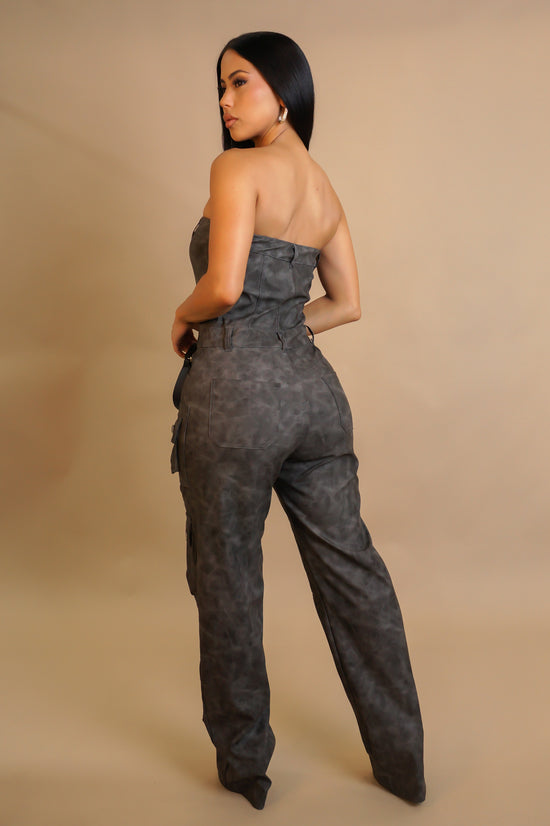 Fall Back To Me Jumpsuit - Black