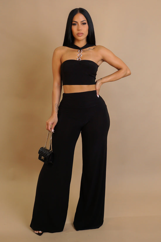 So Sweet Pant Set - Black