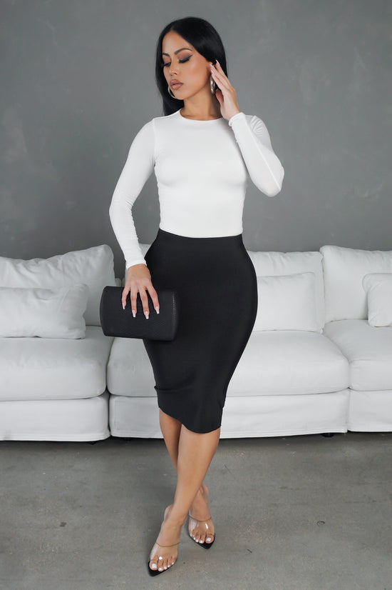 Load image into Gallery viewer, Office Hours Skirt - Black
