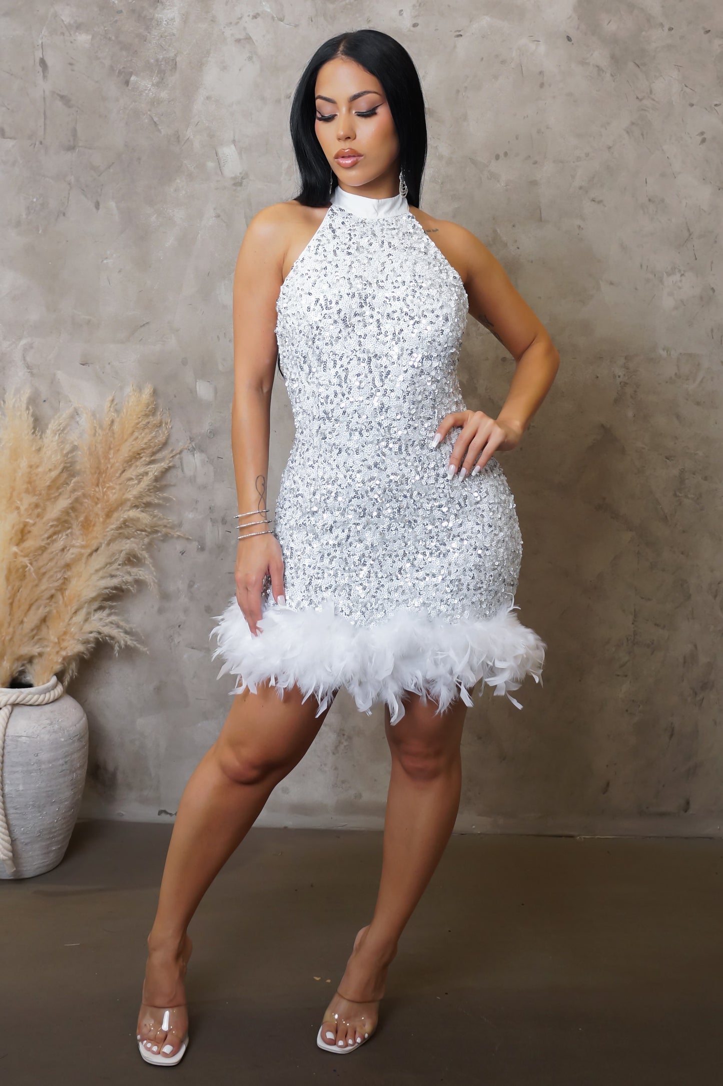 Feeling Like This Mini Dress - White