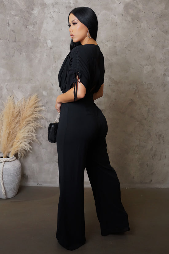 Need To Know Jumpsuit - Black