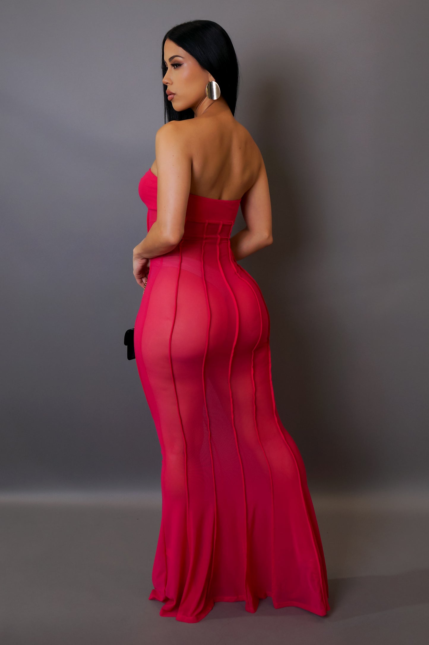 Begging For It Maxi Dress - Fuchsia