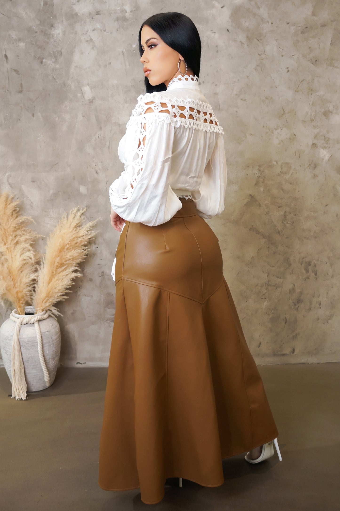 Because Of It Skirt - Brown