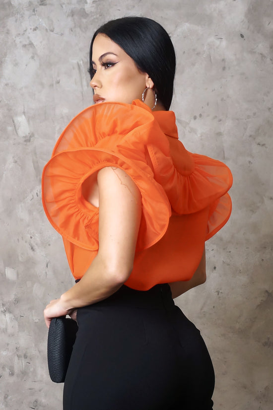 Load image into Gallery viewer, Taking My Time Blouse  - Orange
