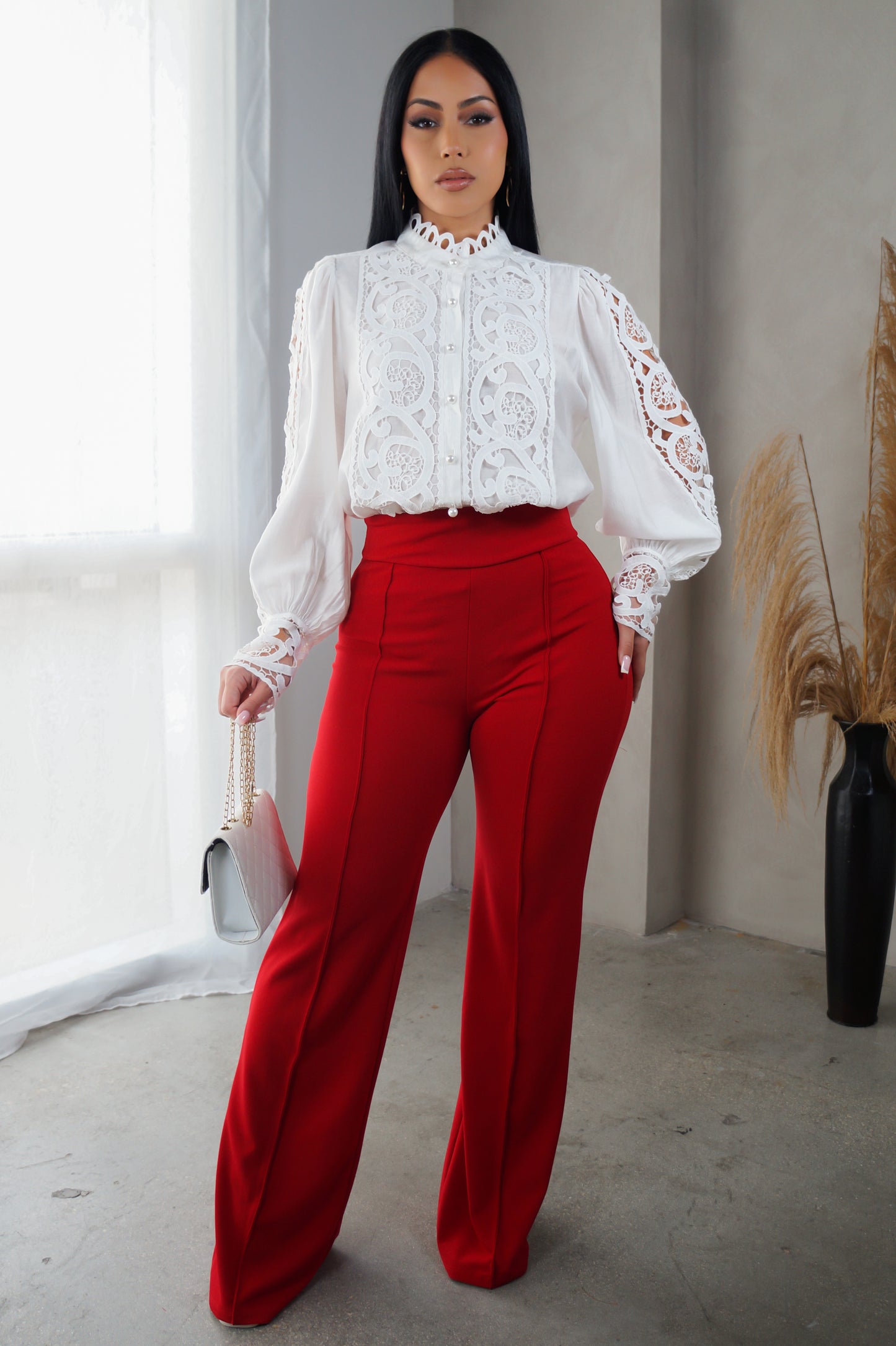 Magnolia Pants - Red