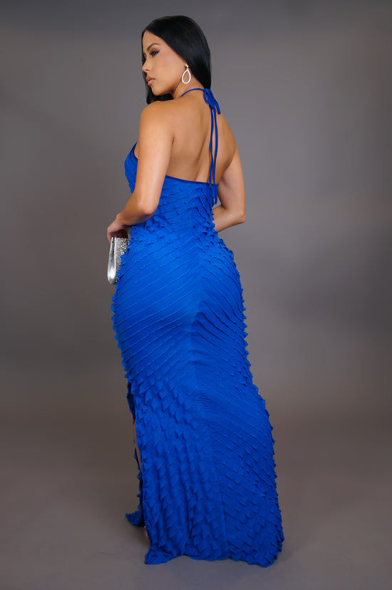 Heartbreaker Maxi Dress- Blue