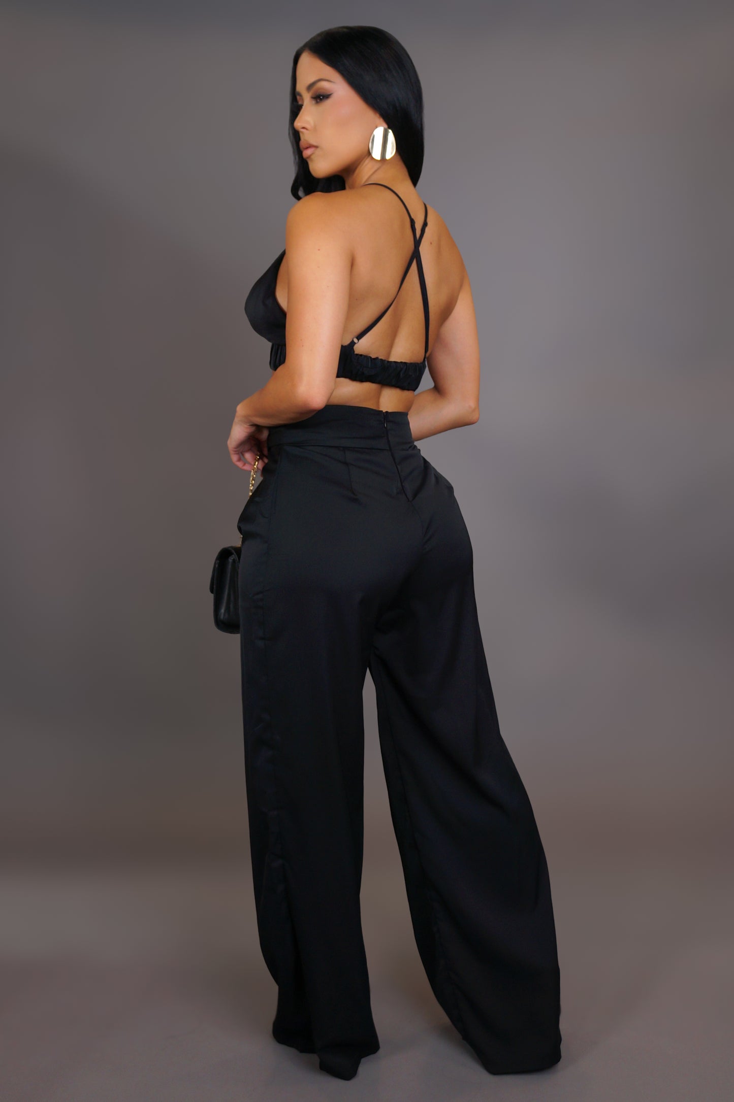 Make It Last Pant Set - Black