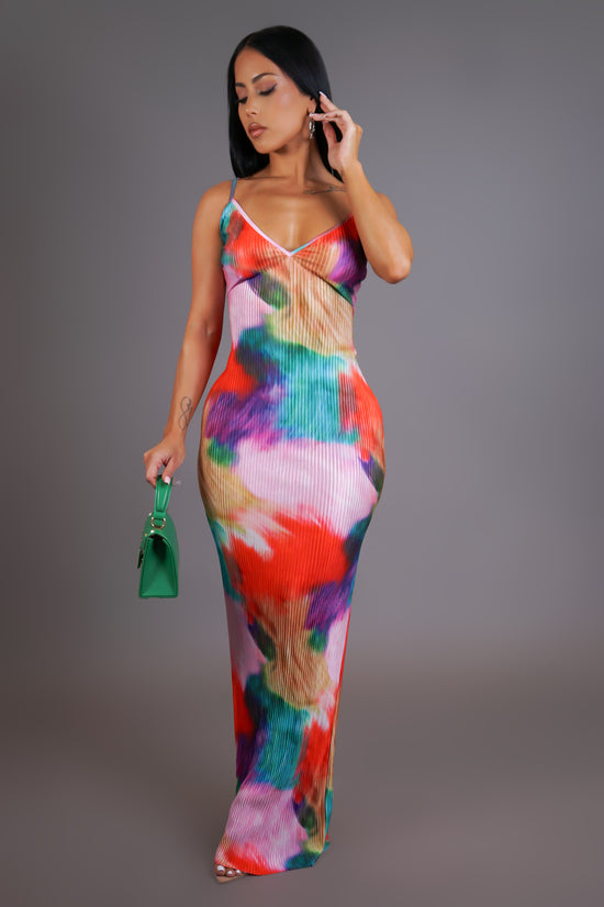 Take Me Away Maxi Dress - Multi