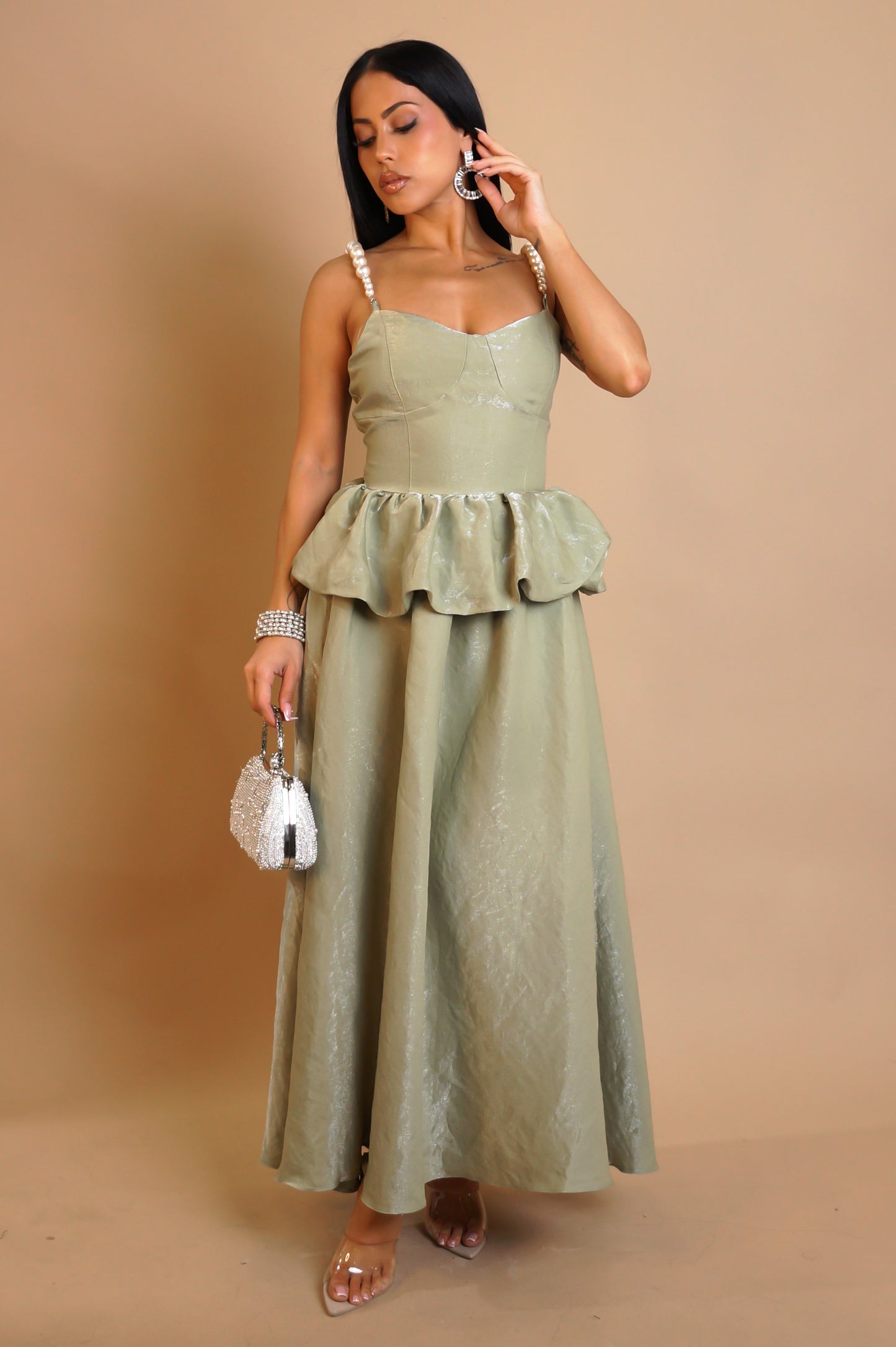 In My Space Midi Dress - Green