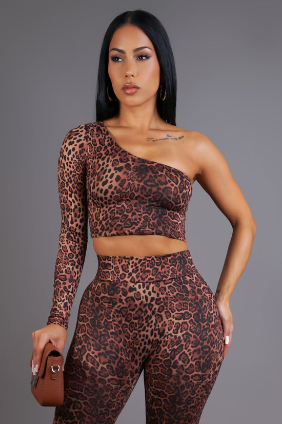 Got Me Like That Crop Top - Leopard