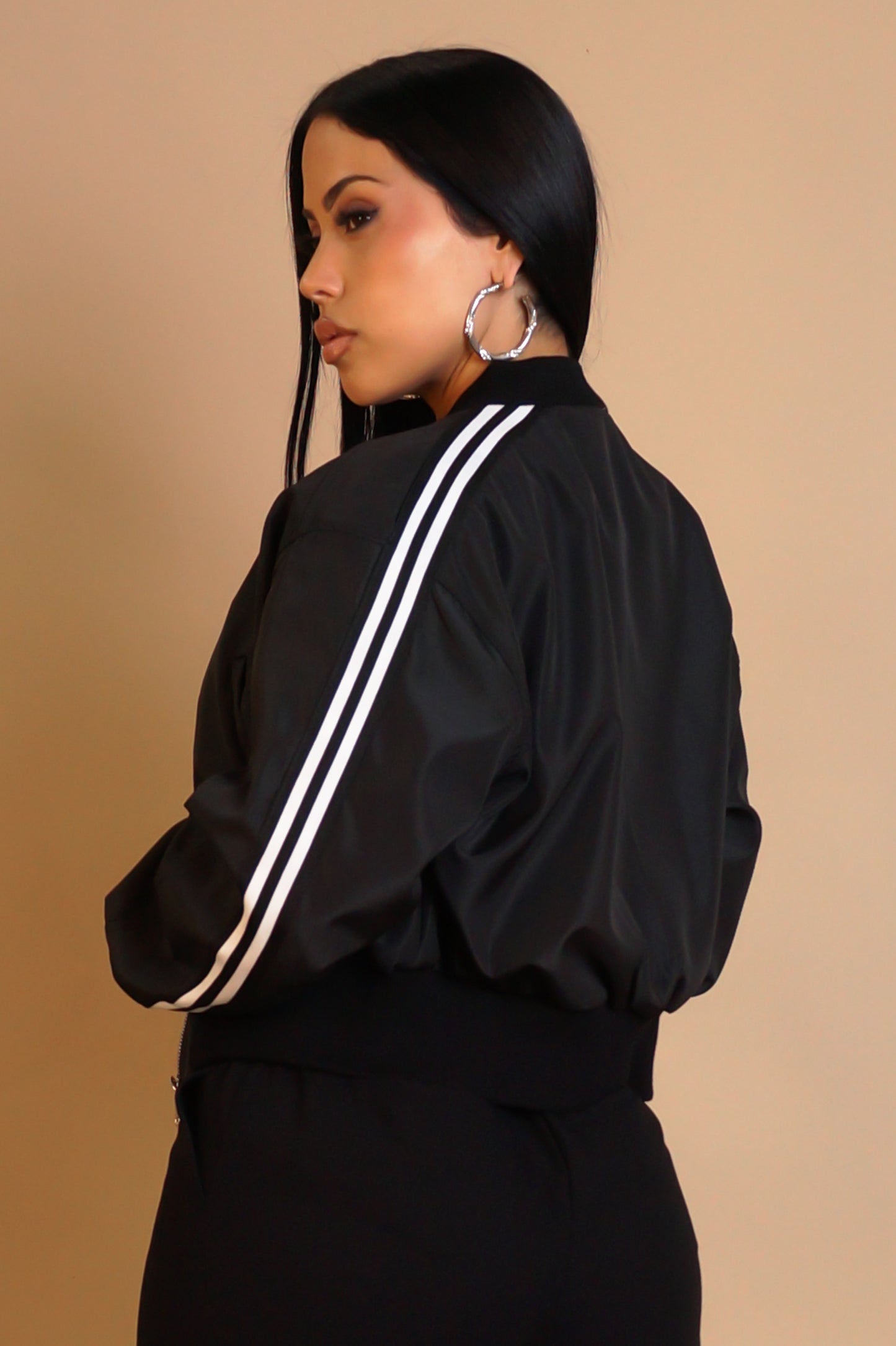 Sleek Look Jacket - Black