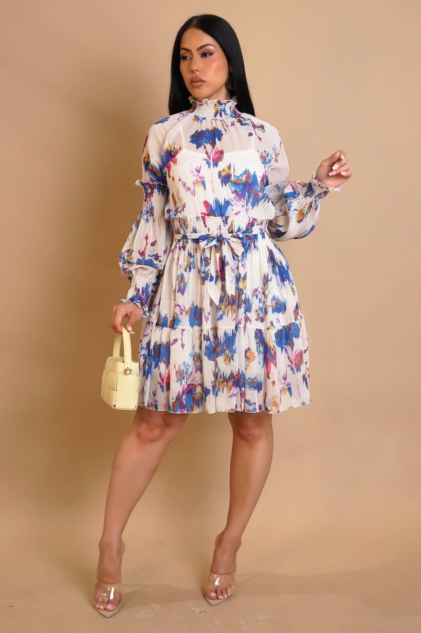 Try It Out Mini Dress - White