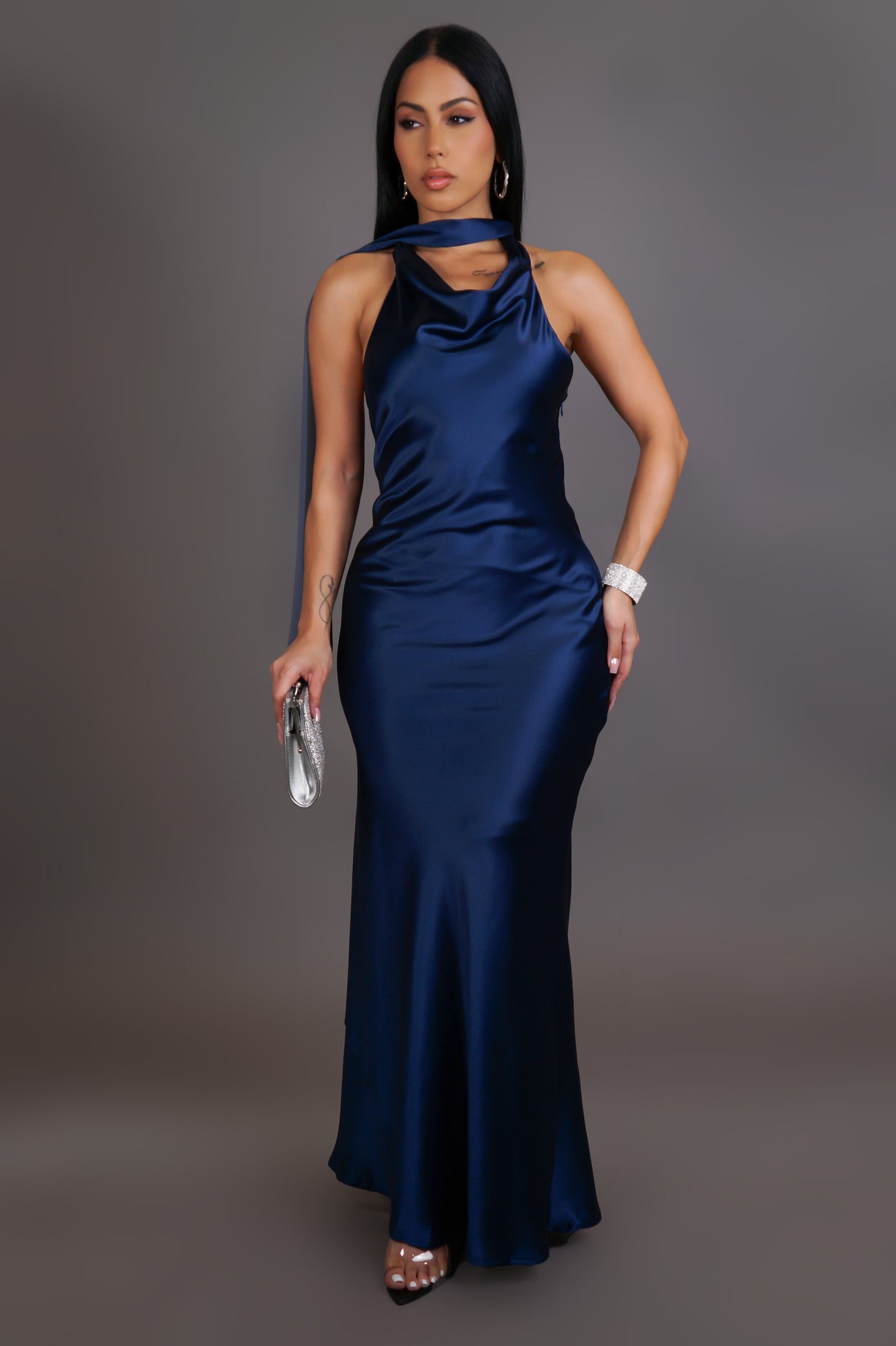 Crazy In Love Maxi Dress - Navy