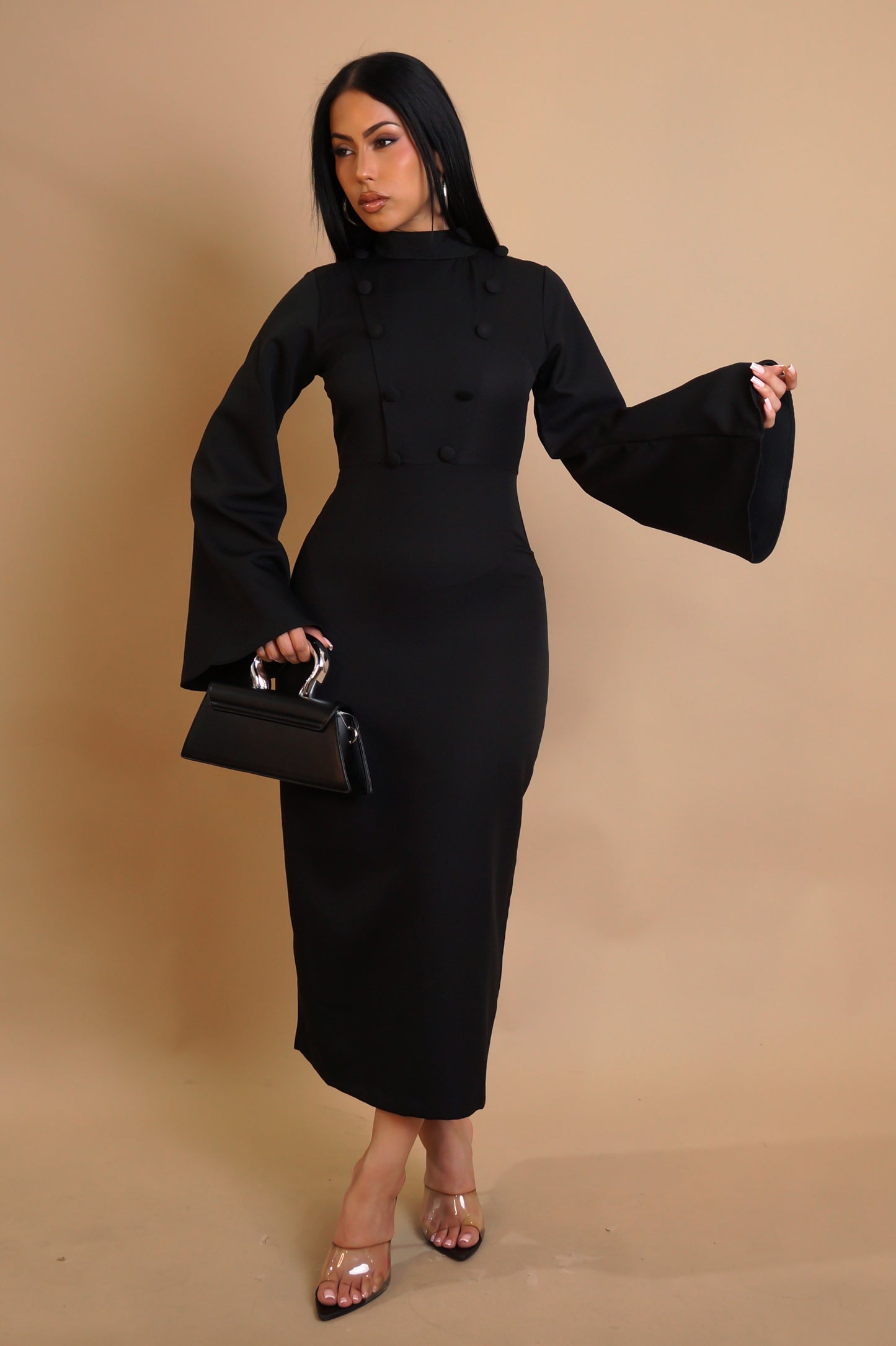 Endless Heatwave Maxi Dress - Black