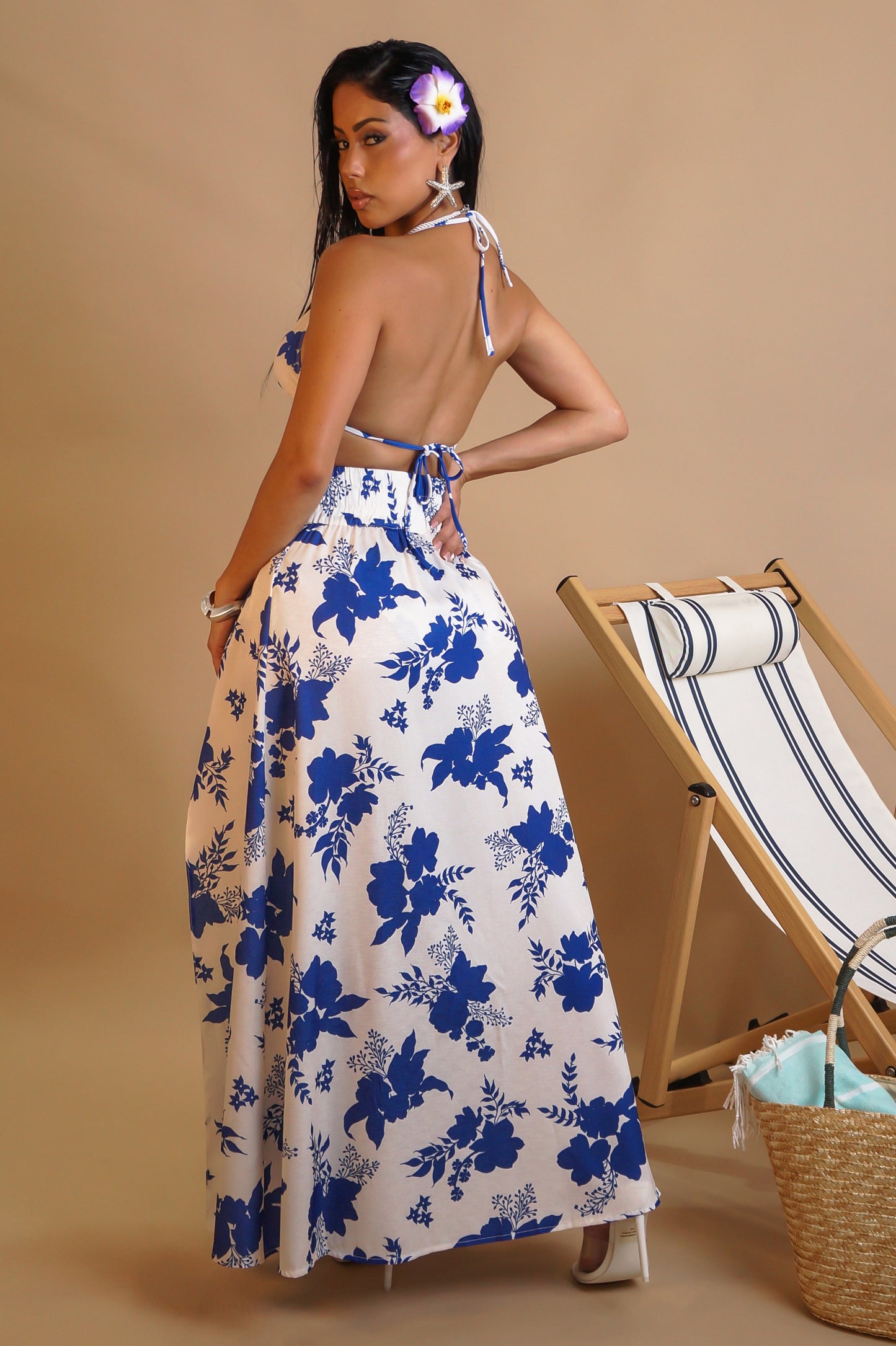 Cabana Muse 3 Piece Swim Set - Blue