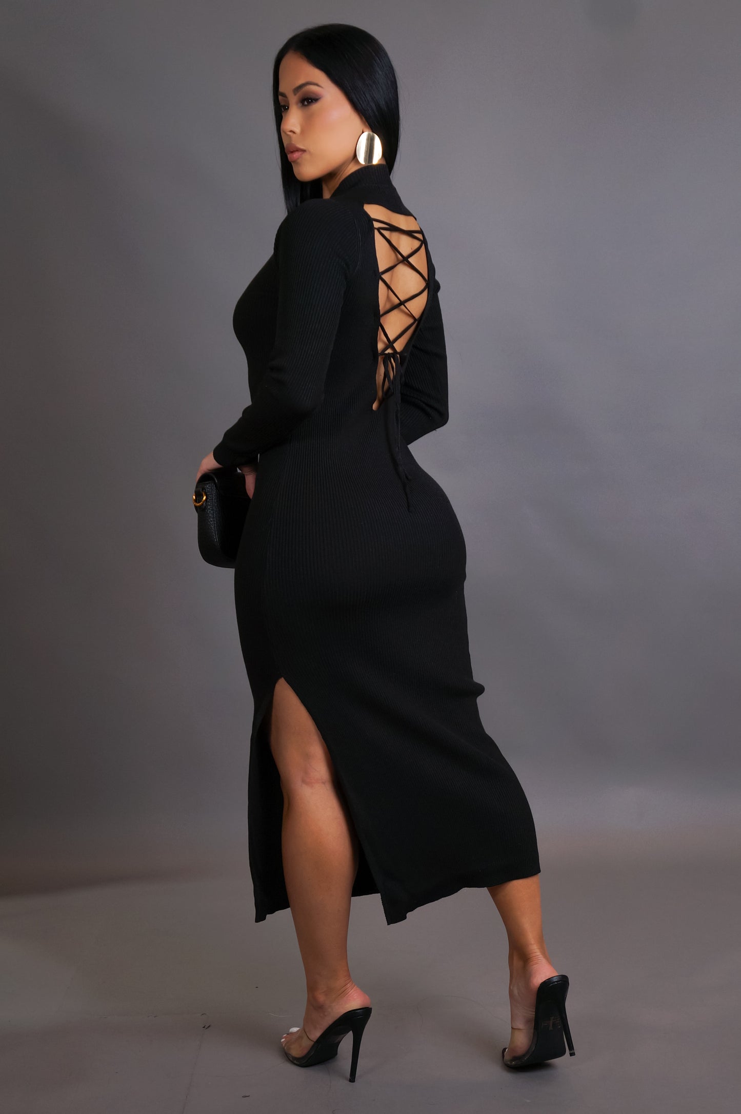 My Moment Midi Dress - Black