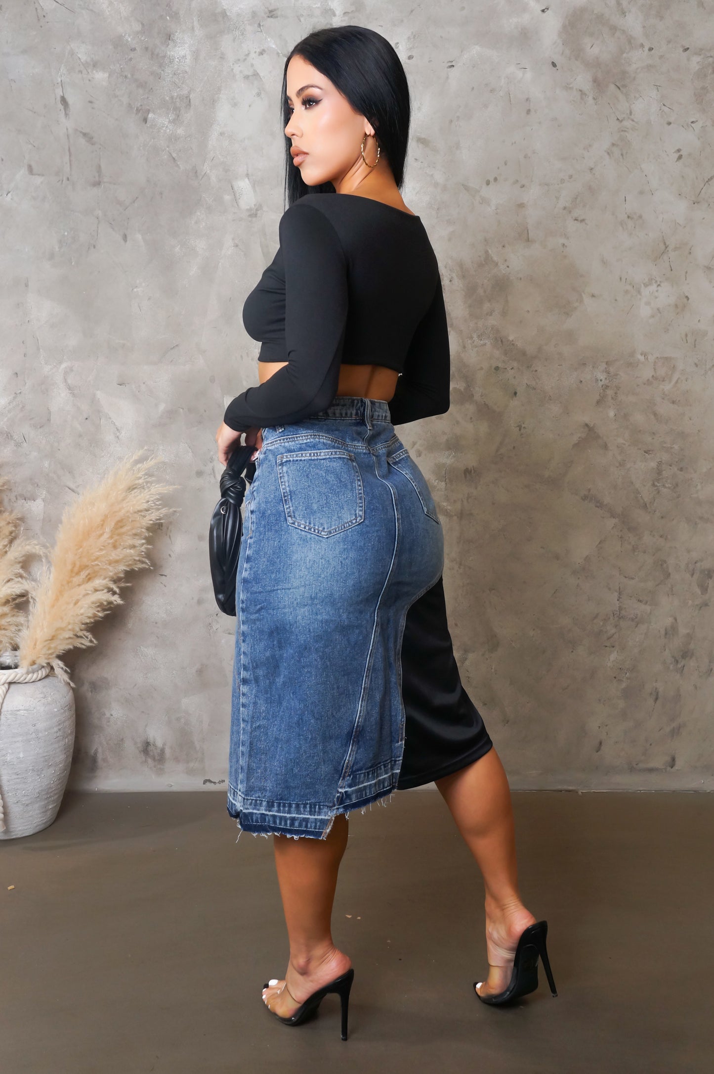 Load image into Gallery viewer, What You Need Denim Skirt
