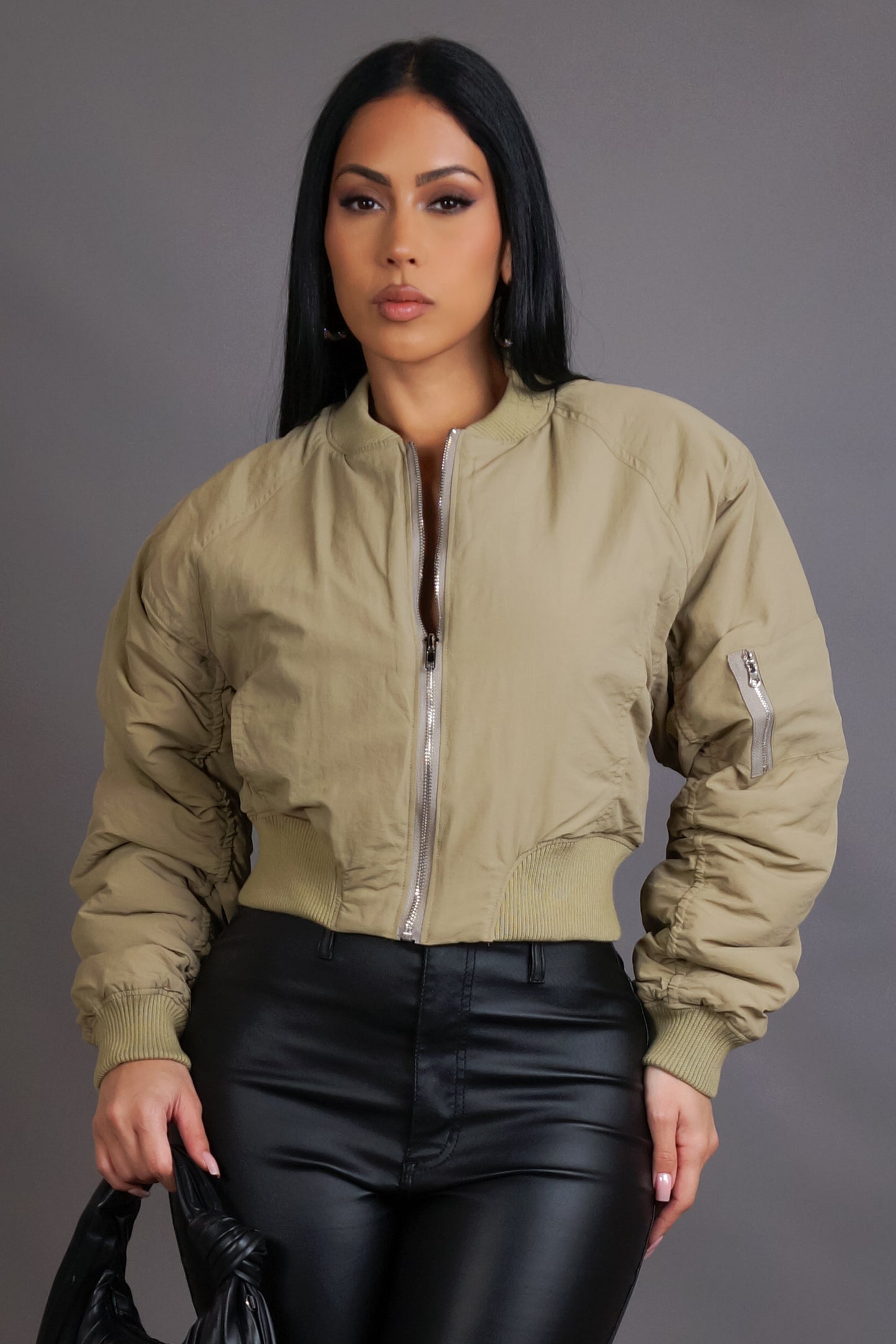 Something About It Jacket - Olive