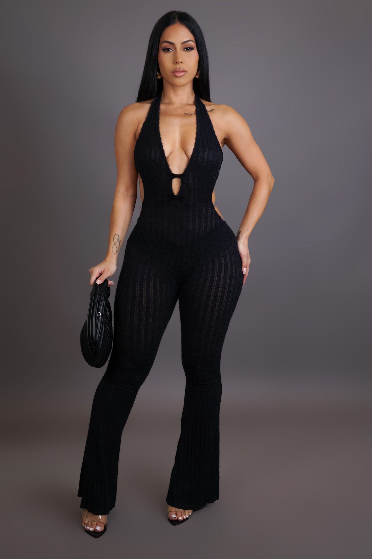 Ready To Party Jumpsuit - Black