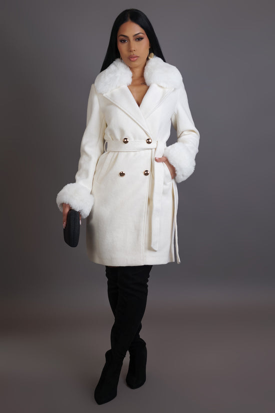 City Glam Coat - White