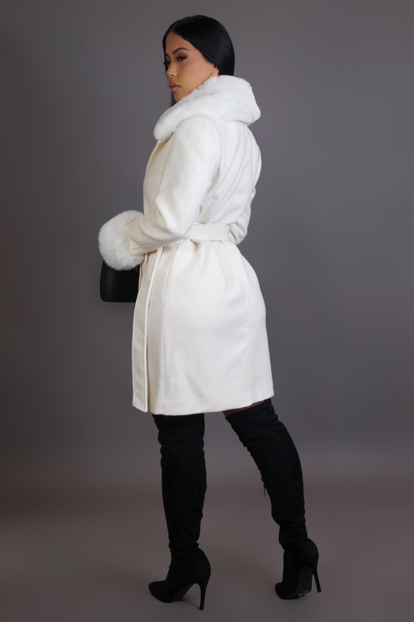 City Glam Coat - White