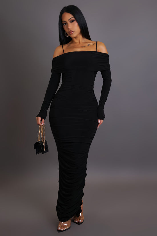 All For You Maxi Dress - Black