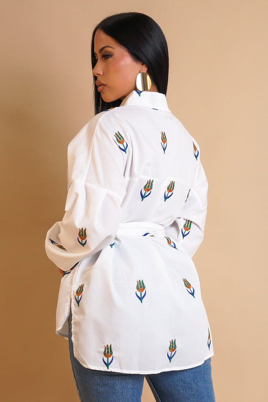 Making Decisions Blouse - White