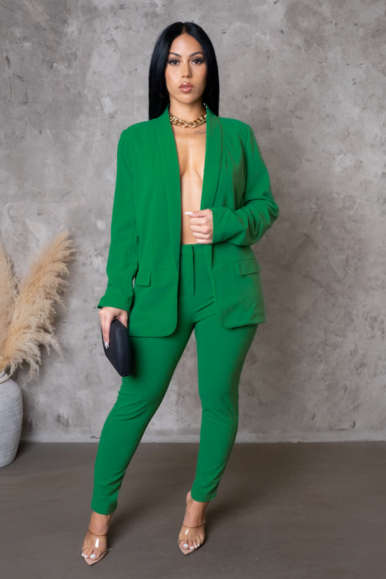 High Quality Jacket / Pant Set - Green